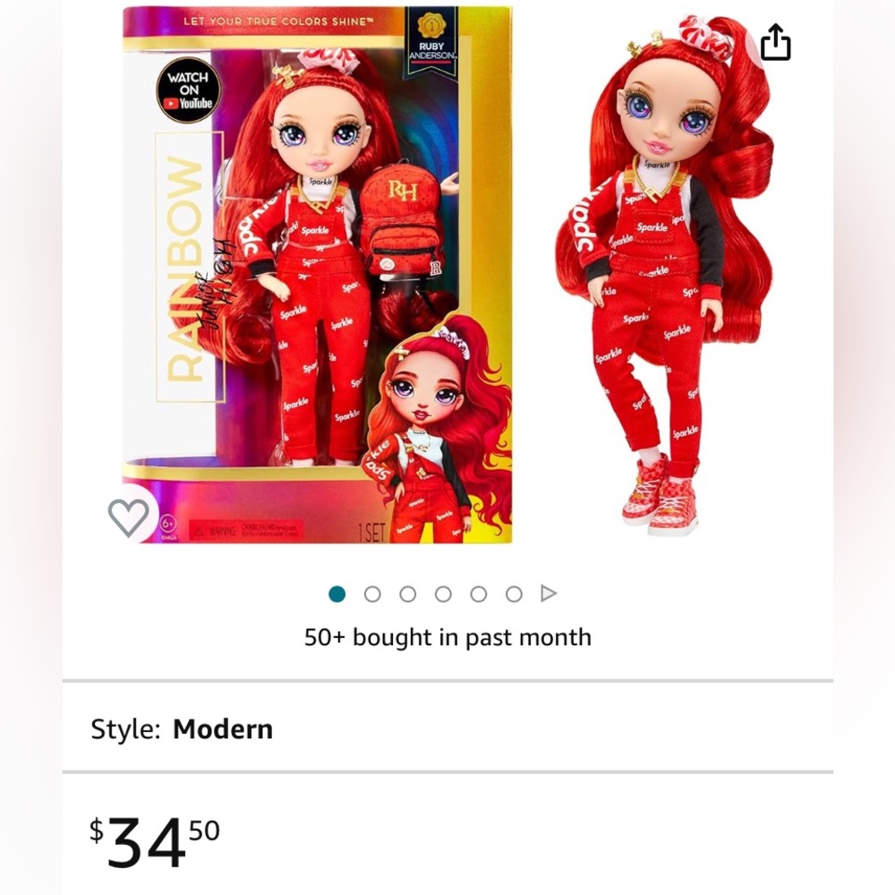 Rainbow junior high doll (ruby)